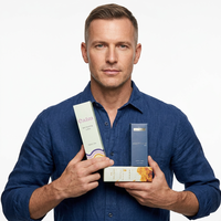Boîte d'emballage cosmétique longue personnalisée, boîte en carton blanc pliable, boîte d'emballage de luxe imprimée pour huile corporelle et lotion avec logo privé