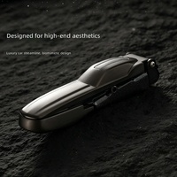Coupe-ongles professionnel créatif en forme de voiture, en acier inoxydable durable, avec compartiment de rangement anti-éclaboussures, grande taille, pour ongles individuels