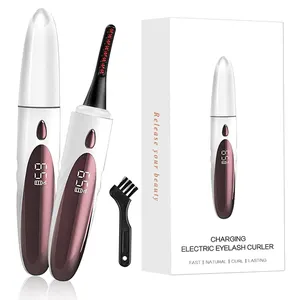 Grosir Digital Display Dipanaskan Eye Lash Lift Kit Penjepit Rizador De Pestanas Electrico Penjepit Bulu Mata Dipanaskan dengan Sisir