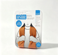 Serviette rafraîchissante personnalisée avec code QR, serviette de sport froide avec impression QR pour promotion d'entreprise