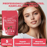 Gummies probiotiques pour femmes Vitahealthy OEM/ODM, mélangées à des baies de canneberge, gummies probiotiques pour femmes pour la santé vaginale