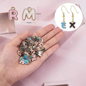26 Piezas de Dijes de Letras, Colgantes de Alfabeto con Iniciales Esmaltadas de Doble Cara para Joyería DIY, Llaveros, Suministros de Decoración para Scrapbooking - Product Image 2