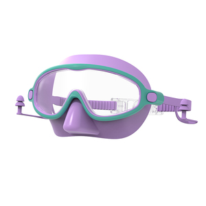 Lunettes de natation pour enfants à large champ de vision, sangle tressée réglable, protection UV, étanches, avec <span class=keywords><strong>bouchons</strong></span> <span class=keywords><strong>d</strong></span>'<span class=keywords><strong>oreilles</strong></span> - Product Image 6