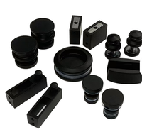Kits de Puertas Corredizas de Vidrio para Cuarto de Ducha, Sistema de Ruedas para Puertas Corredizas SS304