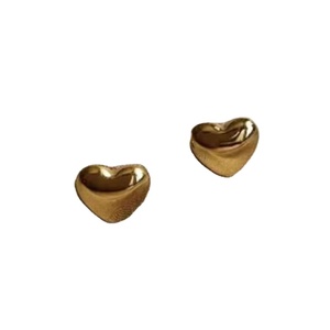 Pendientes de Acero Inoxidable de Alta Calidad, Simples y Elegantes para Mujer, de Titanio, Chapados en Oro de 18k, con Forma de Corazón - Product Image 5