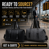 Sac de voyage tissé sur mesure OEM avec grande capacité, compartiment pour ordinateur portable 14 pouces, idéal pour les voyages d'affaires et les week-ends, bagage cabine