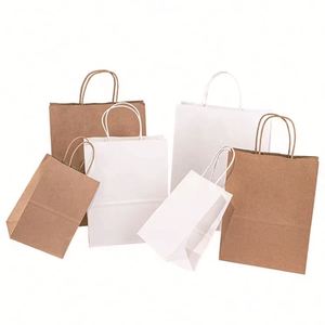 Custom Logo Portable Kraft Paper <b>Bag</b> for Packaging Offset Printed for Promotions and Gifts - Product Image 5