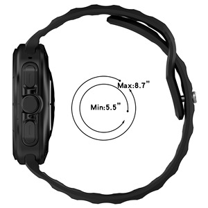 FORWELLENY tout nouveau <span class=keywords><strong>bracelet</strong></span> de montre intelligente en silicone pour Samsung <span class=keywords><strong>Galaxy</strong></span> <span class=keywords><strong>Watch</strong></span> Ultra 47mm ceinture de montre - Product Image 3