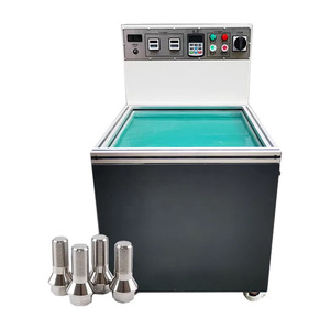 Macchina Lucidatrice Magnetica da Tavolo JTS Factory in Acciaio Inossidabile con Motore da 2.2kW per Smerigliatura, Smussatura e Lucidatura di Bordi Diritti - Product Image 1