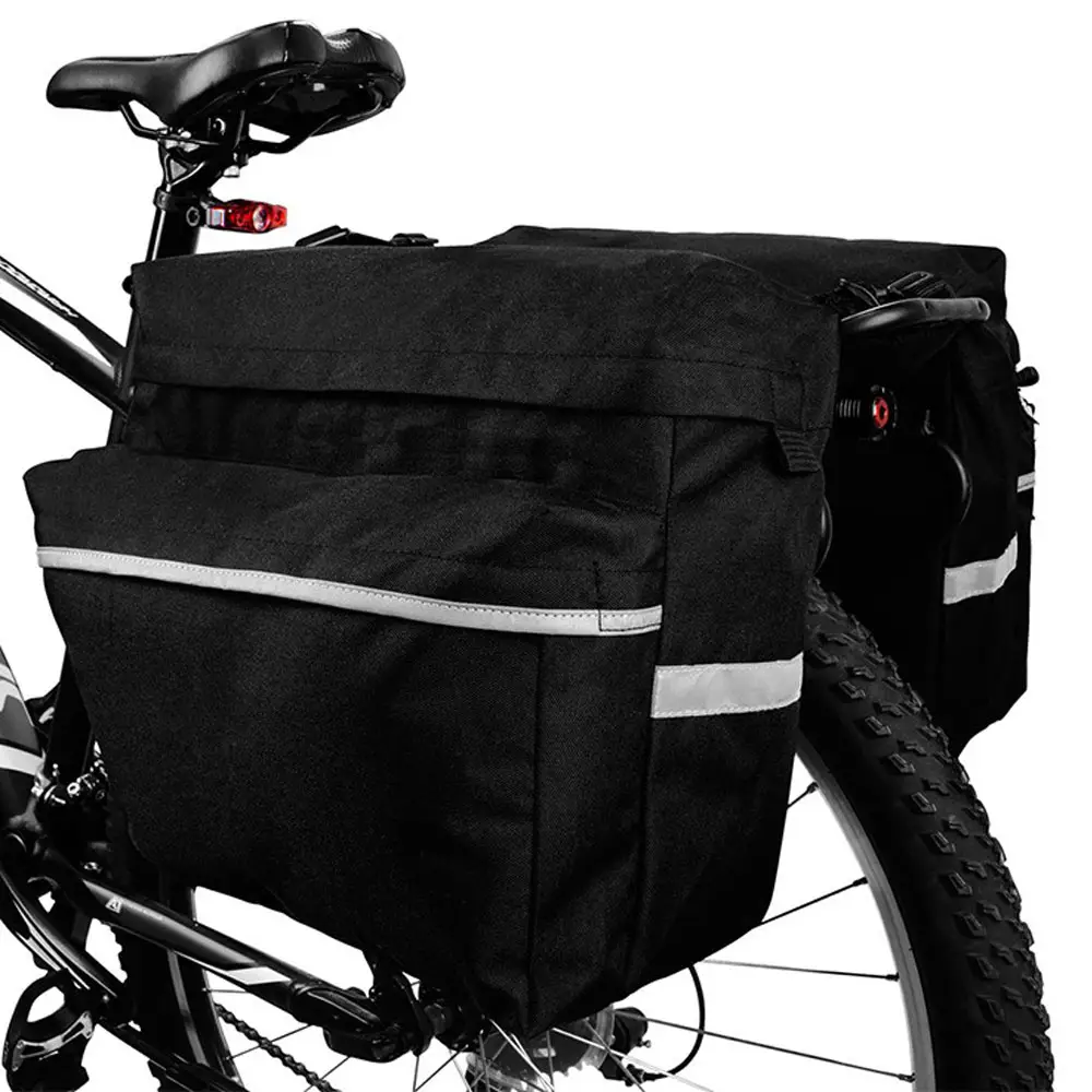 High Quality Wholesale Outdoor New Design Big Capacity Hiking Polyester Waterproof Bicycle Rear Seat Bike Bag