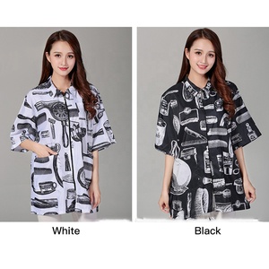 Camisa de <span class=keywords><strong>playa</strong></span> de secado rápido para hombre y mujer, camisa con estampado de peluquero, de alta calidad, para verano - Product Image 3