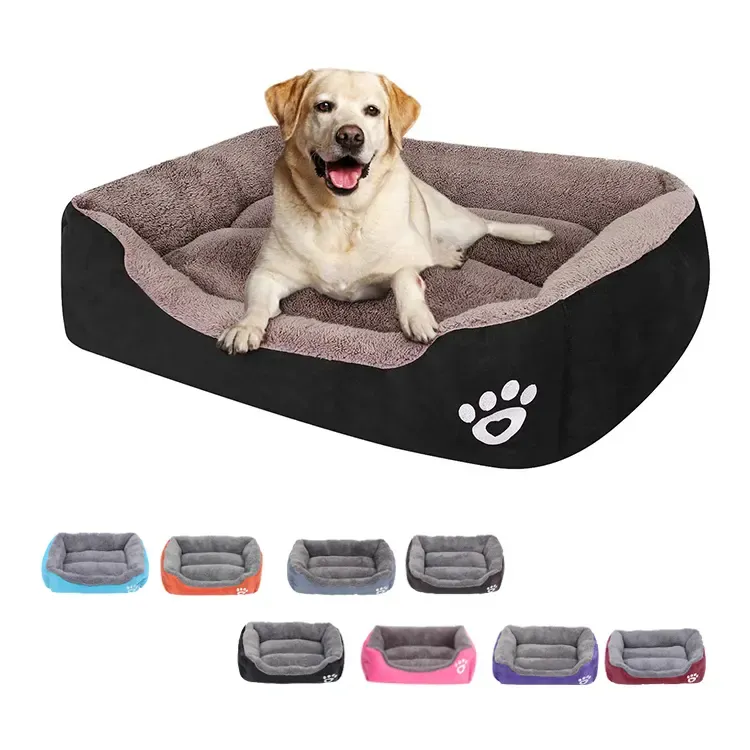 High-quality Non-slip Breathable Pet Calming Anti-anxiety Winter Waterproof comfortable Dog Cat Pet Sofa Kennel Bed