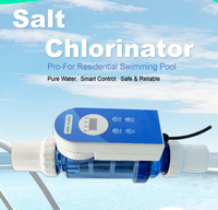 Clorador de Sal para Piscinas DC24V, Generador de Cloro con Nivel de Sal de 3000 PPM, Automático, Ecológico, para Uso Residencial