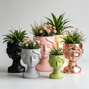 Macetas de Resina Personalizadas A01, Floreros, Maceteros para Exteriores, Balcón, Jardín, Centro Comercial, Oficina, Decoración Artística Pública - Product Image 2