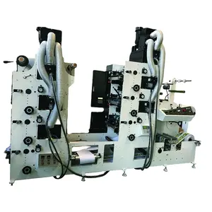WJRB-320 Small Business Label Adhesive Sticker Paper Flexo Printing Machine