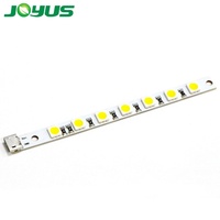 Regulador de intensidad de luz led para escritorio, tira de luces led usb de 5V para armario de cocina, 100mm, 7 led, SMD5050, 7mm de ancho, pcb, cable táctil regulable