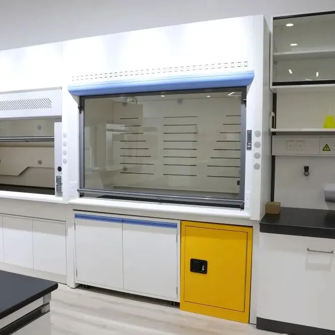 Chuyên nghiệp tùy chỉnh phòng thí nghiệm hóa chất fume Thiết bị xử lý công nghiệp ducted fume Hood tủ