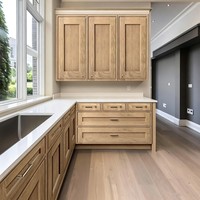 Meubles sur mesure pour toute la maison, armoire en bois massif de luxe haut de gamme, armoire de cuisine, projet de villa, style américain