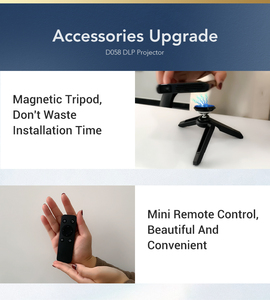 Proyector Android D058, Cuerpo Ultrafino (18 mm de Grosor), Resolución HD de 720P para una Visualización Clara en Casa - Product Image 6