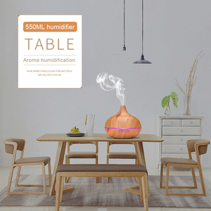 Top người bán 550ml Tinh dầu khuếch tán độ ẩm không khí điện bằng gỗ hương liệu khuếch tán - Product Image 4