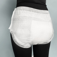 Großhandel Günstige Schnell Absorbierende Elastische Taille Einweg-Windelhosen und Plastiküberhosen für Erwachsene