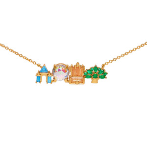 Colar de Cristal SongYi, Joias Estéticas Kidcore, Choker Temático de Parque Mágico, Presente Personalizado para Amantes de Joias - Product Image 5