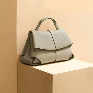 Sac à main pour femme Asuwish en cuir de première qualité, fabriqué sur mesure, style rétro minimaliste, pour le travail et les loisirs - Product Image 5