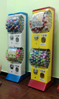 TOMY GACHA Distributeur de capsules Gachapon double couche pour vente en gros, pour balles de 45-75MM, populaire pour les jeux