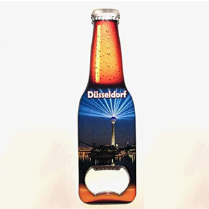 Custom Metal Refrigerator Fridge Magnet Germany Tourist Souvenir <strong>Dusseldorf</strong> Koln Metal Fridge Magnet Bottle Opener - Product Image 1