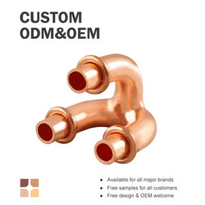 Best-seller Raccords de tubes en cuivre à trois voies Tri Clamp personnalisés pour climatisation - Product Image 5