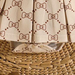 Children's Girls' Exquisite Dot Pattern Knitted Autumn <b>Long</b> Sleeved Jumpsuit Headscarf <b>Socks</b> Baby Girl Climbing Suit Customized - Product Image 5