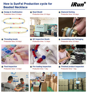 Collar de béisbol IRun, collar de béisbol con cuentas de diamantes de imitación para jugadores de atletas, joyería personalizada, colgante de Hip Hop brillante, collar con cuentas - Product Image 6