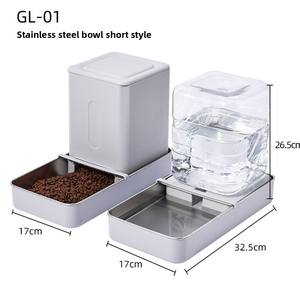 Tigelas Ajustáveis e Laváveis 2 em 1 de Aço Inoxidável e Plástico para Ração e Água de Cães e Gatos, Design Removível, IPX5 à Prova d'Água, Ecológicas - Product Image 5