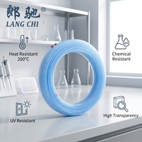Tuyau FEP transparent, durable, résistant aux produits chimiques à haute température, écologique, résistant aux UV, pour les fluides chimiques de laboratoire