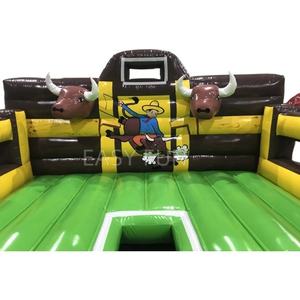 Taureau mécanique gonflable en forme <span class=keywords><strong>de</strong></span> ballon <span class=keywords><strong>de</strong></span> football EASUFUN pour jeux <span class=keywords><strong>de</strong></span> carnaval et corridas espagnoles - Product Image 4
