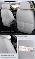 Housse de siège de voiture universelle en PVC de haute qualité, durable, tout compris, avec support lombaire et appui-tête
