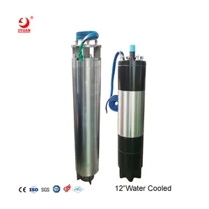 Pompe à eau solaire immergée 100 CV avec moteur submersible et machine à bobiner - Product Image 1