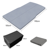 Matelas en mousse à mémoire de forme portable de taille double, gain de place, sac de rangement fourni, drap fourni, matelas de camping pour Tesla Model Y