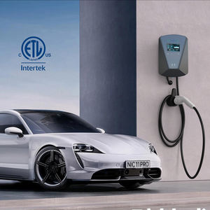 Certificazione ETL 50A 12kw tipo 1 j1772 caricabatterie ev caricabatteria per auto elettrica Evse <span class=keywords><strong>Wallbox</strong></span> per <span class=keywords><strong>tesla</strong></span> - Product Image 1
