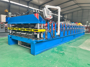 Rollo de hoja de techo corrugado trapezoidal de doble capa automático que forma la maquinaria Teja de metal que hace la máquina Motor Core - Product Image 4