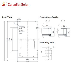 Panneaux solaires <span class=keywords><strong>HiKu</strong></span> à cadre noir Mono PERC 400W 405W 410W 415W 420W 425W - Product Image 5