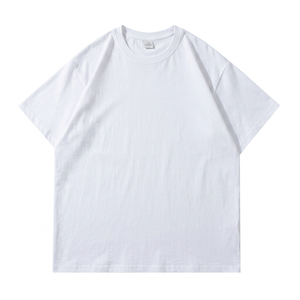 Camiseta Casual de Manga Corta para Hombre Bapees, Cuello Redondo, Corte Regular, Color Gris Sólido, 100% Algodón Jersey - Product Image 2
