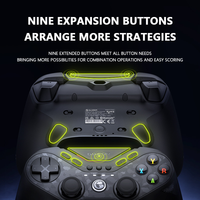 Manette de jeu sans fil en gros pour PS4, PS3, PC, téléphones mobiles iOS et Android