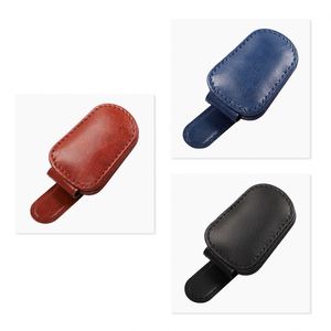 Cross-Border Elanmei PU Ultra-Fiber <b>Car</b> Glasses <b>Clip</b> Sun Visor Multi-Functional Sunglasses Business Card Holder Fashion Design - Product Image 4