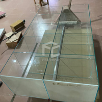 Comptoir de présentation de collection d'art au sol Meuble d'armoire antique Étagère d'exposition vintage Vitrines de musée