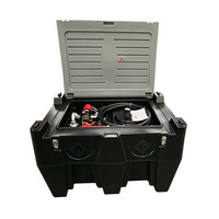 Réservoir d'essence diesel portatif de couleur personnalisée en plastique électrique 220L/440L DC12V/24V avec pompe pour le ravitaillement mobile