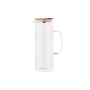 Carafe en verre transparent, design moderne et écologique, grande capacité pour usage domestique, idéale pour l'eau bouillante et les jus, options de pot à thé ou à jus - Product Image 1