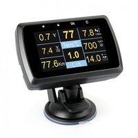 2 в 1 Многофункциональный дисплей OBD2 HUD Автомобильный бортовой компьютер автомобильный монитор OBD2