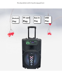 Loa Siêu Trầm 12 Inch Loa Xe Đẩy Karaoke <span class=keywords><strong>Dj</strong></span> Không Dây Cầm Tay Siêu Trầm Có Micrô Và Điều Khiển Từ Xa - Product Image 4