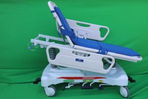 मेडिकल ग्रेड अस्पताल रोगी परिवहन ट्रॉली हाइड्रोलिक आपातकालीन मोबाइल गाड़ी - Product Image 3